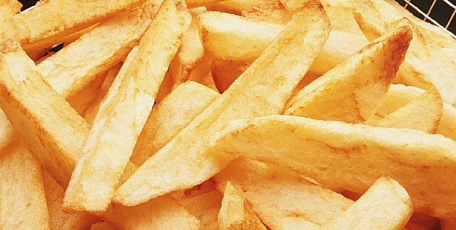 A cor consistente da fritura &eacute; uma qualidade importante.