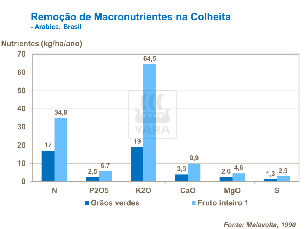 Remo&ccedil;&atilde;o de macronutrientes